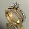2.21ct Diamond Gold Bridal Set - 03US87